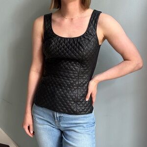 Bailey 44 Black Quilted Tank Top